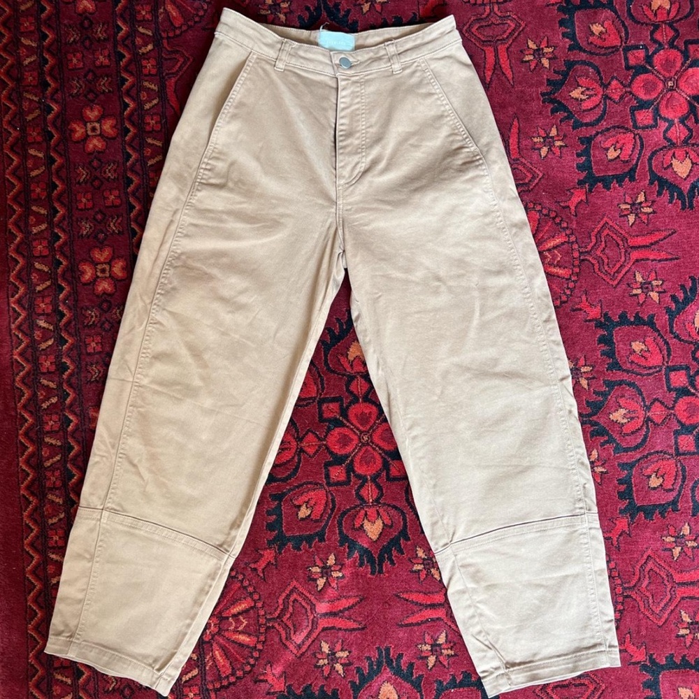 Everlane Barrel Pant in Khaki size 8